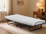Letto una piazza pieghevole 190x80cm bianco - Ace