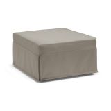 Letto una piazza pieghevole 80x80cm tortora - Abak