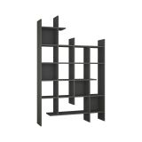Libreria 18 ripiani antracite 122x188h cm - Achela