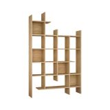 Libreria 18 ripiani quercia 122x188h cm - Achela