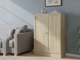 Libreria 2 ante quercia 79x107h cm - Sanba
