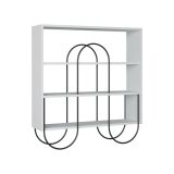 Libreria 2 ripiani bianca 96x99h cm - Otis