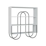 Libreria 2 ripiani bianca 96x99h cm - Otis