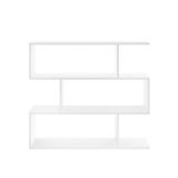 Libreria 3 ripiani bianca lucida 110x96h cm - Acsidol