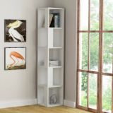 Libreria 4 ripiani bianca 34x161h cm - Herman