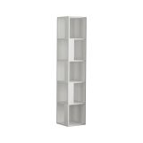 Libreria 4 ripiani bianca 34x161h cm - Herman