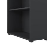 Libreria 4 ripiani grigia 79x204h cm - Penh