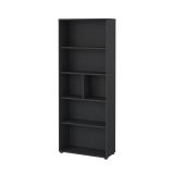 Libreria 4 ripiani grigia 79x204h cm - Penh