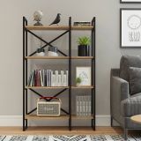 Libreria 4 ripiani quercia 87x138h cm - Desire