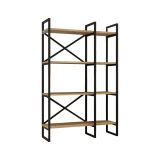 Libreria 4 ripiani quercia 87x138h cm - Desire