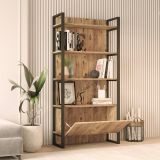 Libreria 4 ripiani quercia 90x180h cm - Georges