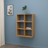 Libreria 4 ripiani rovere 90x90h cm - Acquaro