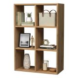 Libreria 4 ripiani rovere 90x90h cm - Acquaro