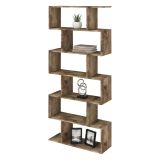 Libreria 5 ripiani acero 80x192h cm - Alowha