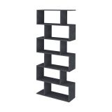 Libreria 5 ripiani ardesia 80x192h cm - Alowha