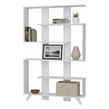 Libreria 5 ripiani bianca 120x162h cm - Spodumene