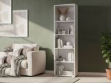 Libreria 5 ripiani bianca 60x195h cm - Allevien