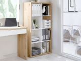 Libreria 6 ripiani legno e bianca 71x137h cm - Alliers