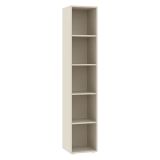 Libreria Beige 4 Ripiani Installazione a Terra 40x35x184h cm, Struttura Verticale - Likagame