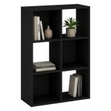 Libreria Beige 4 Ripiani Installazione a Terra 61x30x91h cm, Struttura Verticale - Lifasa