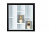 Libreria Bianco 4 Ripiani Struttura Verticale 67x67x14h cm, - Tripi