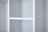 Libreria Bianco 4 Ripiani Struttura Verticale 67x67x14h cm, - Tripi