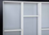 Libreria Bianco 4 Ripiani Struttura Verticale 67x67x14h cm, - Tripi