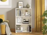 Libreria Bianco Opaco 2 Ripiani Installazione a Terra 70x24.5x107.5h cm, Sfumatura Colore Struttura Opaco - Moiano