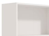Libreria Bianco Opaco 3 Ripiani Installazione a Terra 70x24.5x142h cm, Sfumatura Colore Struttura Opaco - Prisco