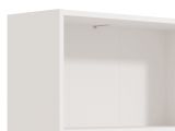 Libreria Bianco Opaco 5 Ripiani Installazione a Terra 70x24.5x211.5h cm, Sfumatura Colore Struttura Opaco - Pramollo