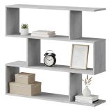 Libreria bifacciale cemento 110x97h cm - Amerigo