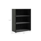 Libreria chic nera 89x113h cm - Aziza