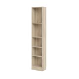 Libreria colonna quercia 40x203h cm - Albregio