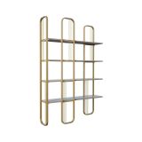 Libreria design oro 125x180h cm - Angylla