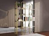Libreria design oro 125x180h cm - Angylla