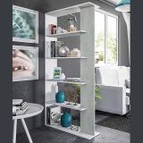 Libreria divisoria bianca e cemento 90x180h cm - Eolo