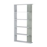 Libreria divisoria bianca e cemento 90x180h cm - Eolo