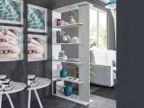 Libreria divisoria bianca e cemento 90x180h cm - Eolo