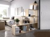 Libreria divisoria rovere 145x145h cm - Apofi