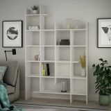 Libreria elegante bianca 122x188h cm - Achela