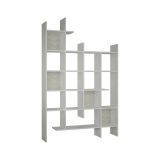 Libreria elegante bianca 122x188h cm - Achela