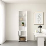 Libreria elegante bianca 47x221h cm - Pabuk