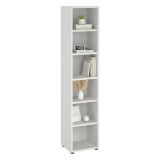 Libreria elegante bianca 47x221h cm - Pabuk