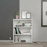 Libreria elegante bianca 89x113h cm - Aziza