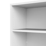 Libreria elegante bianca 89x113h cm - Aziza