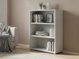 Libreria elegante bianca 89x113h cm - Aziza