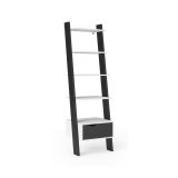 Libreria elegante bianca e nera 55x180h cm - Acascia