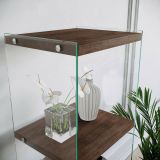 Libreria elegante noce 40x120h cm - Zenobie