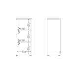 Libreria elegante quercia 47x113h cm - Minsk
