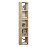 Libreria elegante quercia e bianca 32x167h cm - Tomas